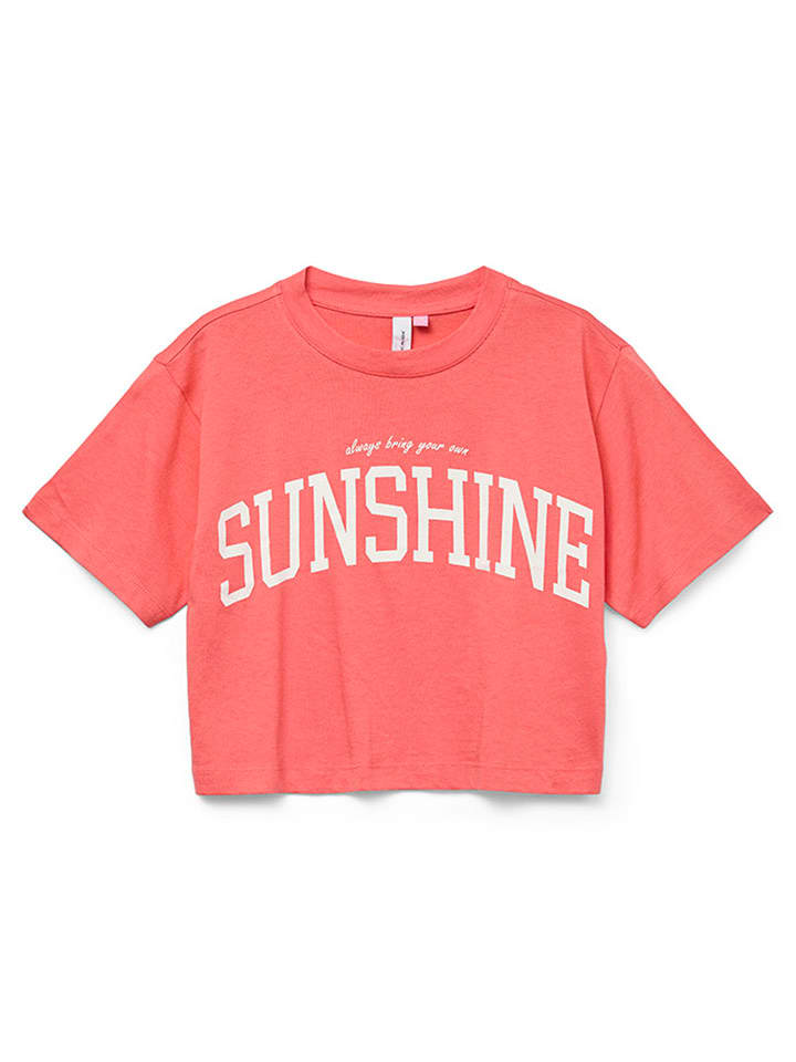 Vero Moda Girl Koszulka "Sia" w kolorze czerwonym rozmiar: 122/128