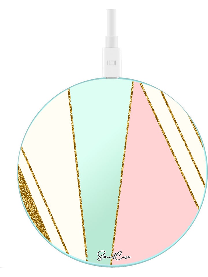 SWEET ACCESS Indukcyjna stacja ładująca w kolorze złoto-turkusowo-jasnoróżowym rozmiar: onesize