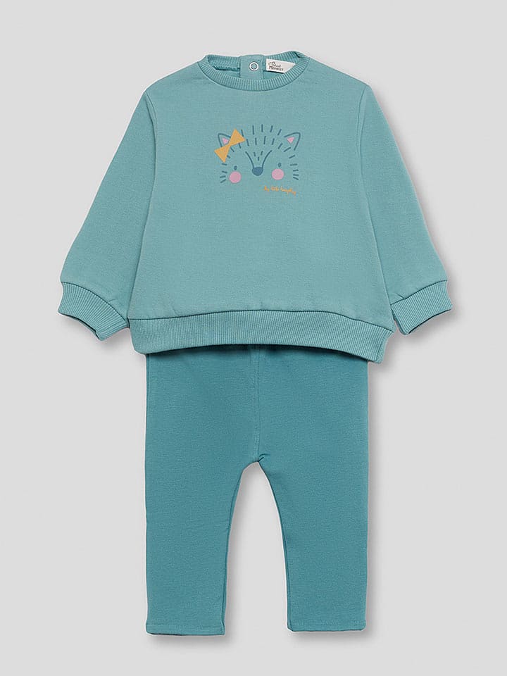 Street MONKEY 2-częściowy zestaw w kolorze turkusowym rozmiar: 62