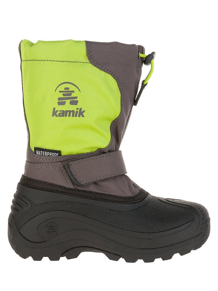 Kamik Kozaki zimowe "Upsurge2" w kolorze zielono-szarym rozmiar: 25