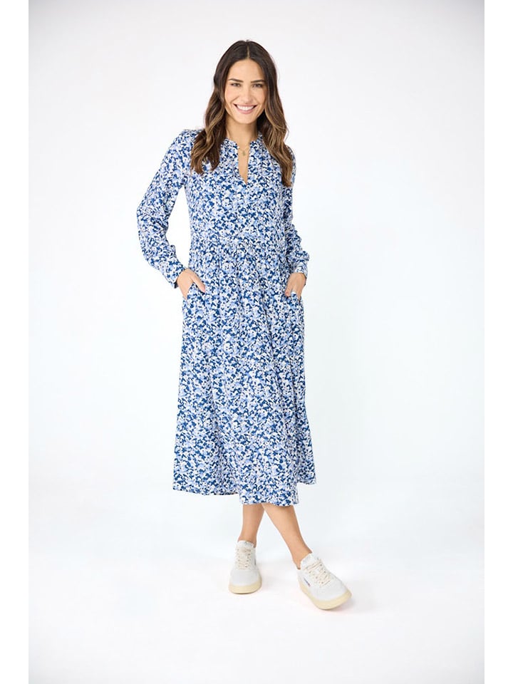 LIEBLINGSSTÜCK Sukienka "Rilu" w kolorze niebiesko-białym rozmiar: 44
