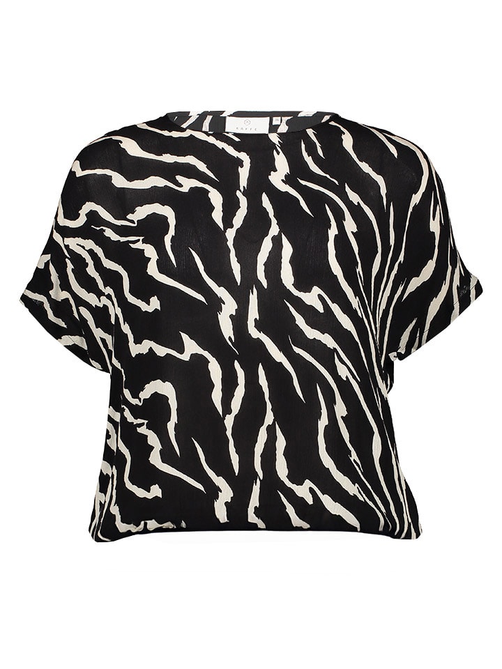 Kaffe Bluzka w kolorze czarno-białym rozmiar: 36