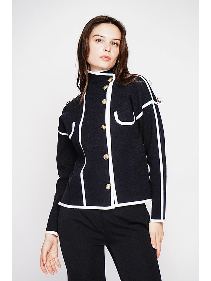 C& Jo Kardigan w kolorze czarno-białym rozmiar: 36