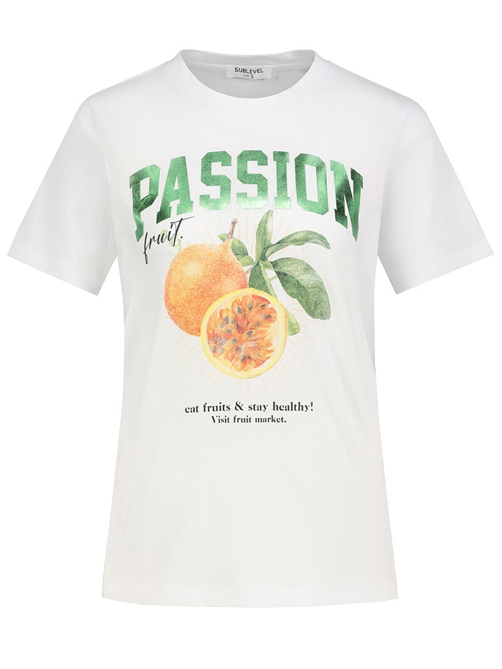 Sublevel Koszulka w kolorze białym rozmiar: XS