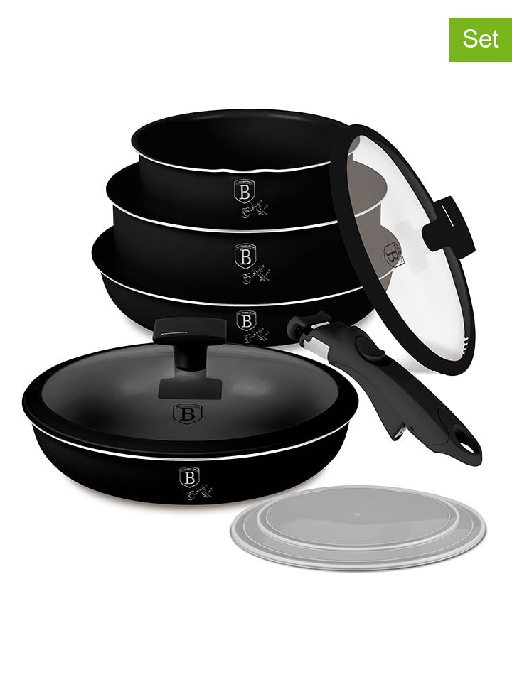 Berlinger Haus 9-częściowy zestaw "Matte Black Collection" w kolorze czarnym rozmiar: onesize