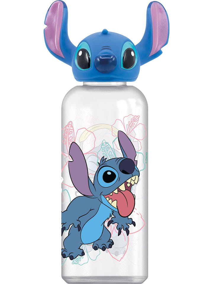 Stor Bidon "Stitch Flowers" w kolorze niebieskim - 560 ml rozmiar: onesize