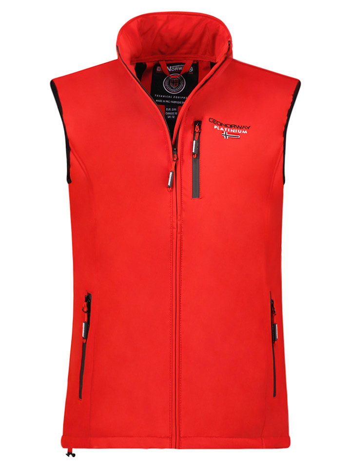 Geographical Norway Kamizelka softshellowa "Vacer" w kolorze czerwonym rozmiar: XXL