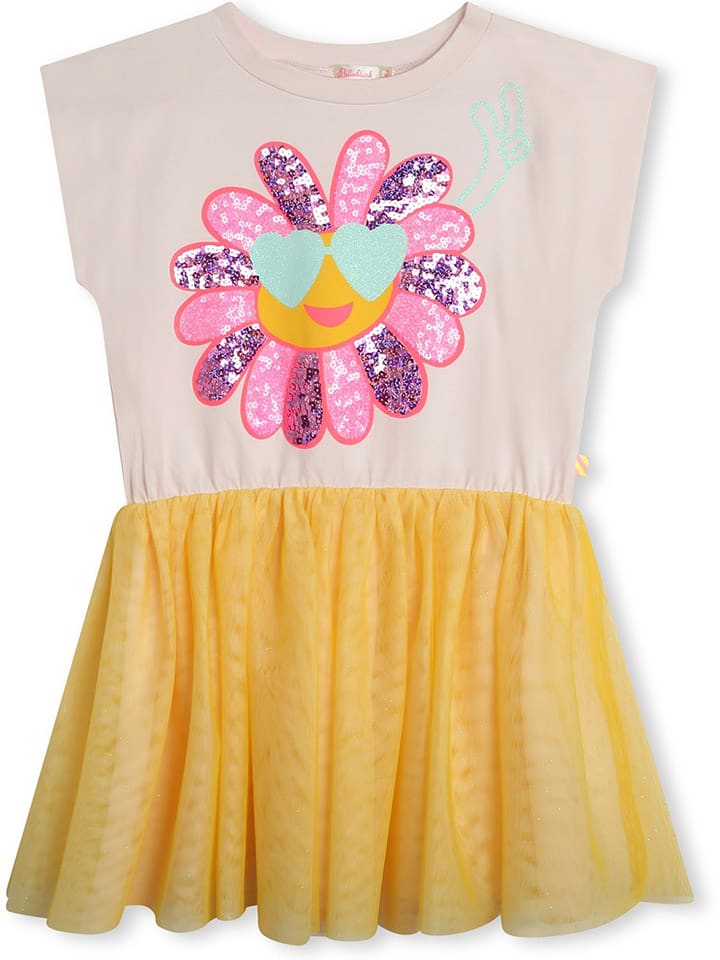 Billieblush Sukienka w kolorze beżowo-żółtym rozmiar: 152