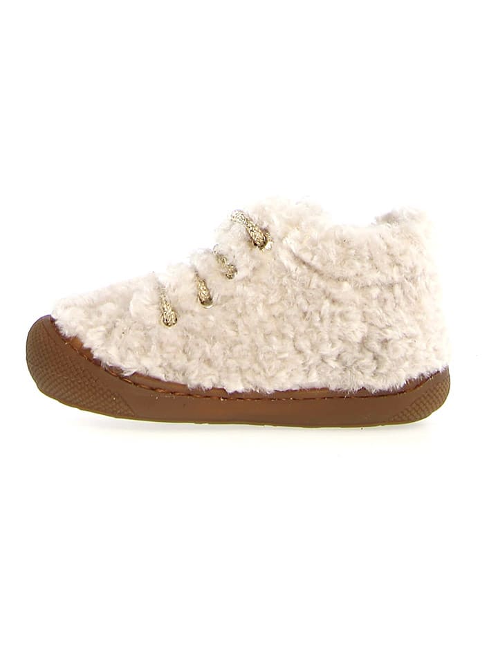 Naturino Buty "Cocoon" w kolorze kremowym do nauki chodzenia rozmiar: 22