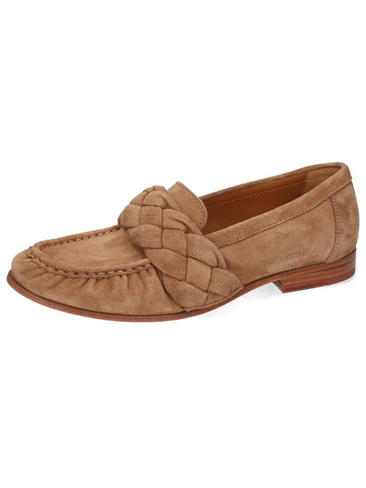 MELVIN & HAMILTON Skórzane mokasyny "Kamilla 2" w kolorze jasnobrązowym rozmiar: 39