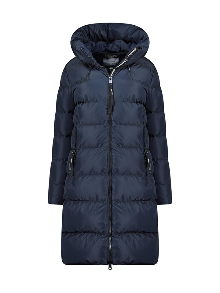 Canadian Peak Płaszcz zimowy "Aprileak" w kolorze granatowym rozmiar: XL