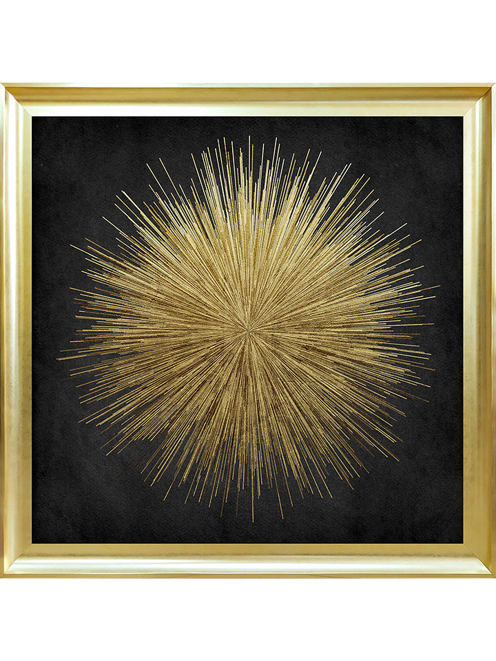 Ars Longa Druk artystyczny "Abstract vision of the sun" w ramce - 70 x 70 cm rozmiar: onesize