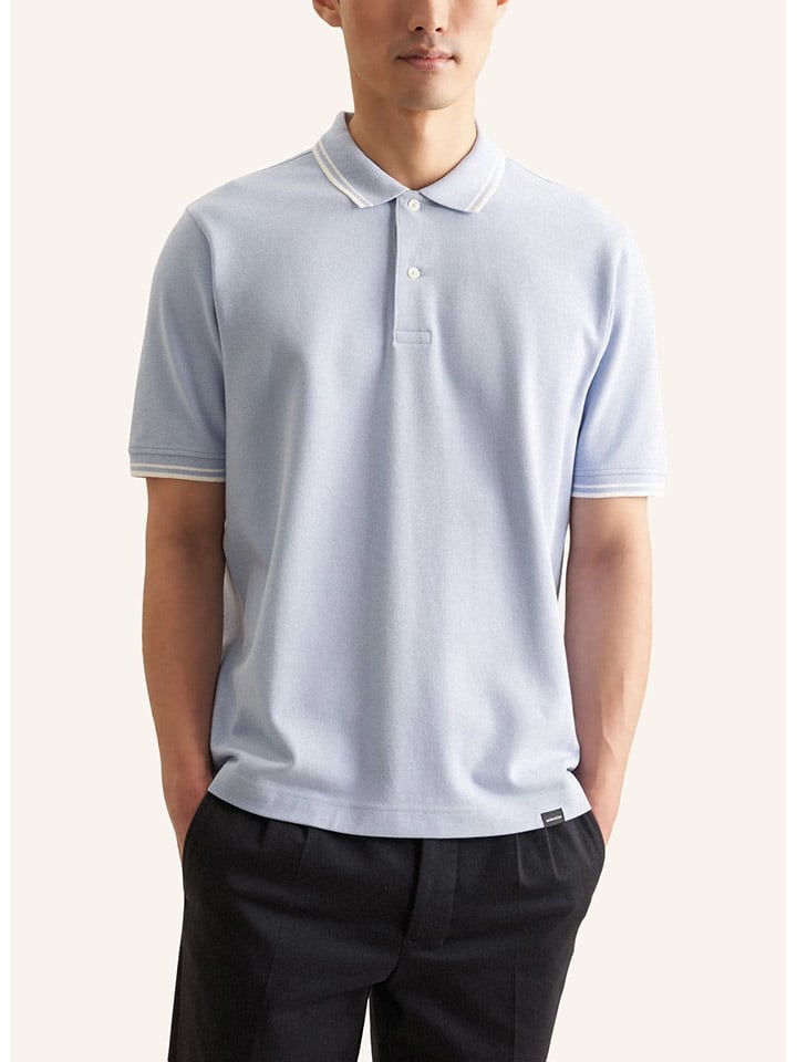 Seidensticker Koszulka polo w kolorze błękitnym rozmiar: M