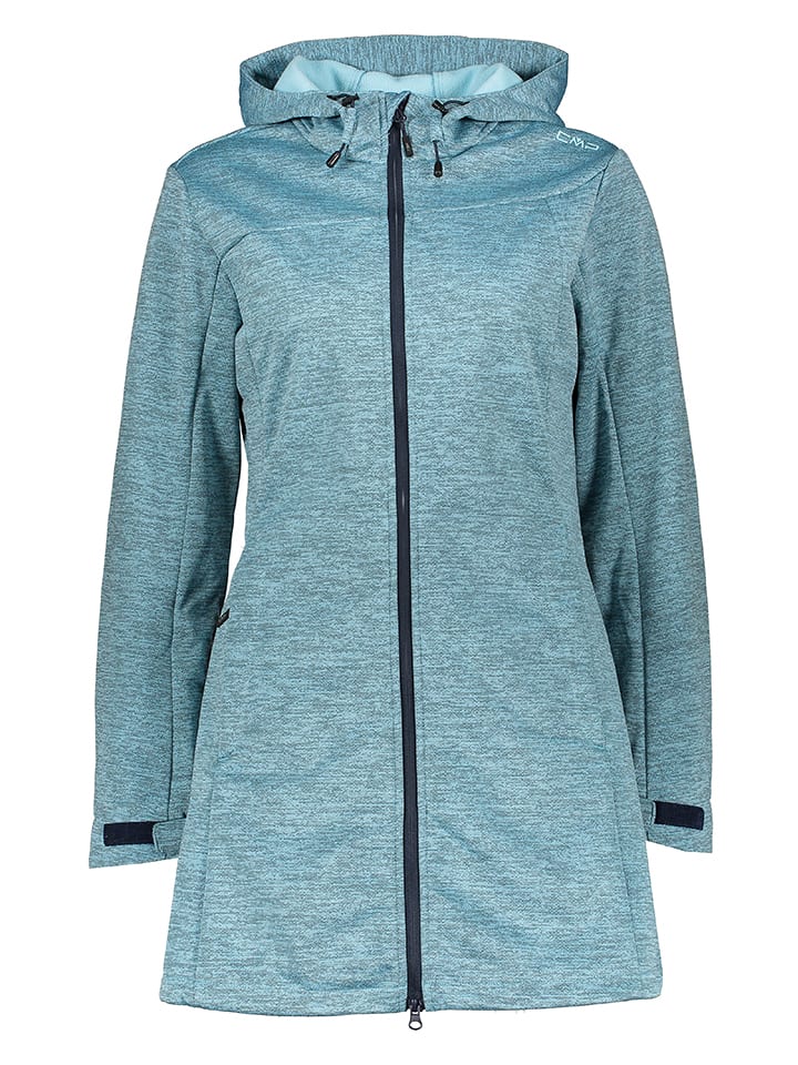 CMP Płaszcz przejściowy w kolorze błękitnym rozmiar: 42