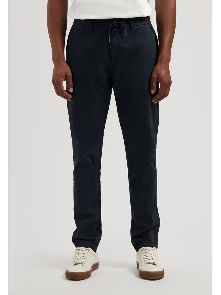 DSTREZZED Spodnie chino w kolorze granatowym rozmiar: W29