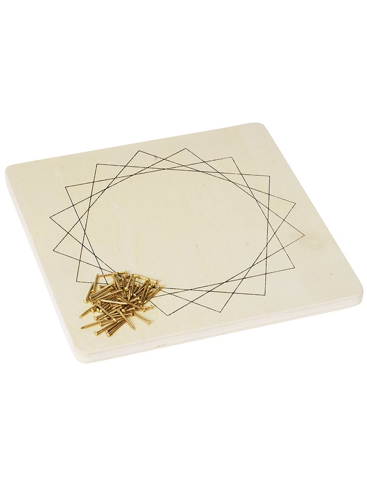 SUNNYSUE Drewniana deska "Mandala" w kolorze jasnobrązowym rozmiar: onesize