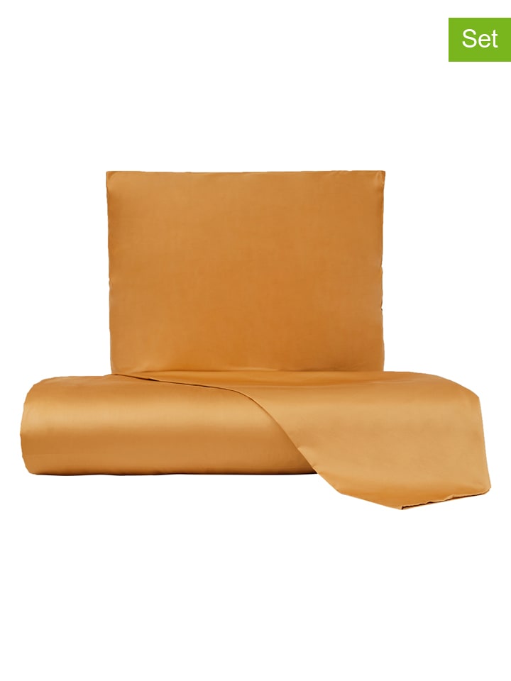 Lanerossi 2-częściowy komplet pościeli w kolorze pomarańczowym rozmiar: 135x200 cm