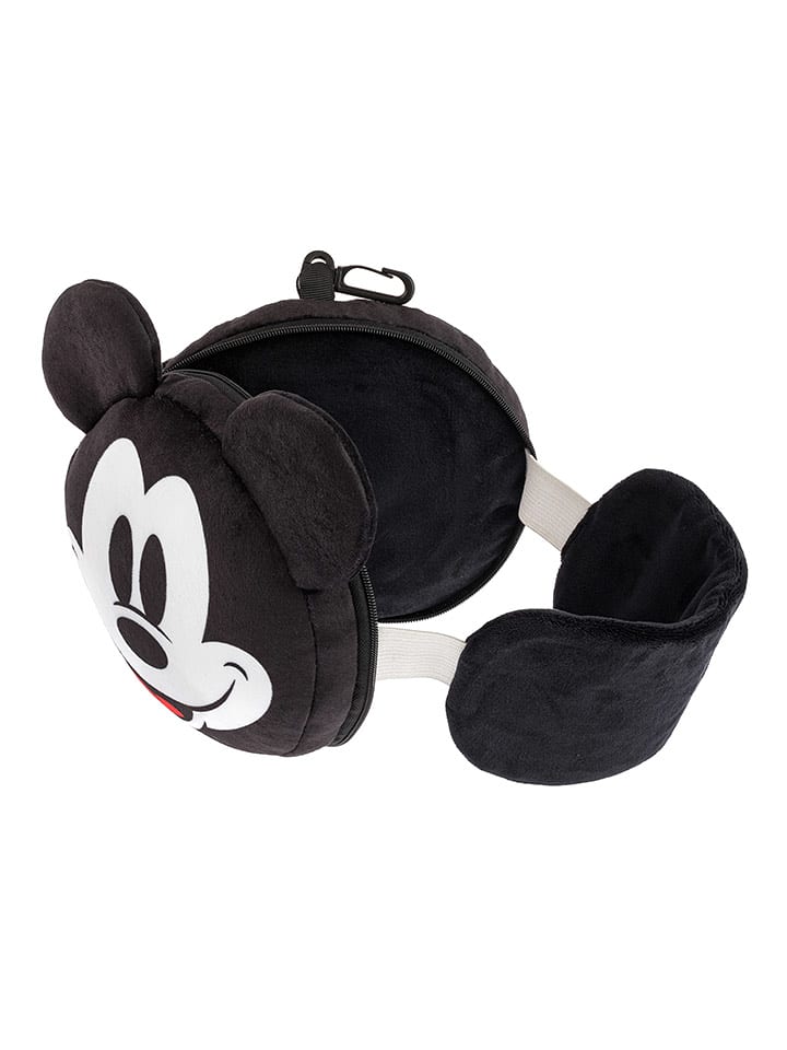 Disney Opaska do spania i poduszka w kolorze czarnym w jednym rozmiar: onesize