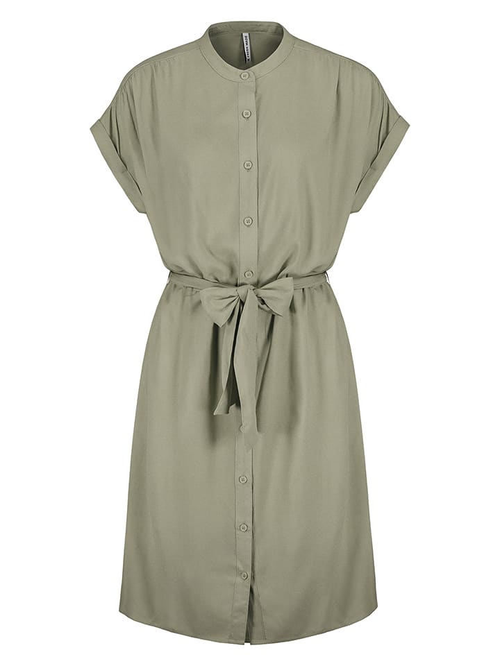 Fresh Made Sukienka w kolorze khaki rozmiar: L