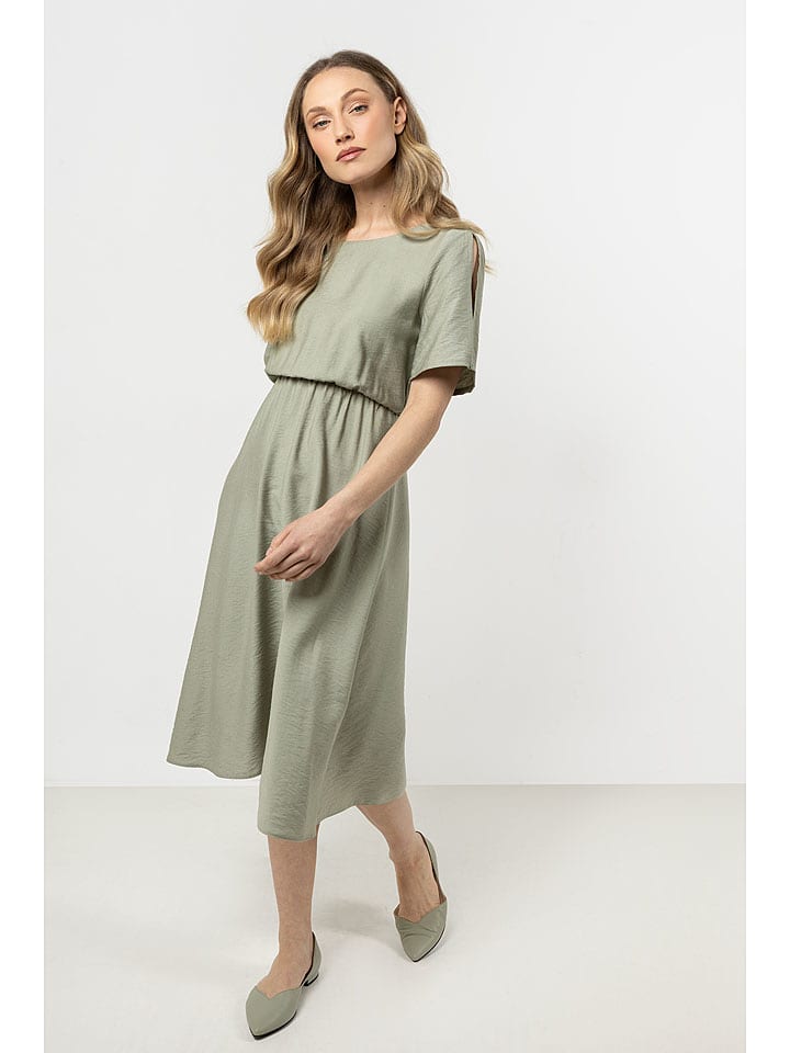 Awama Sukienka w kolorze jasnozielonym rozmiar: XL