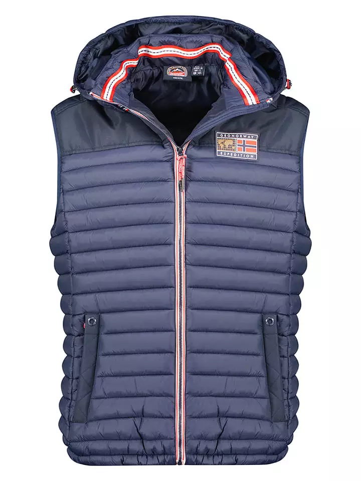 Canadian Peak Kamizelka pikowana "Vadalmeak" w kolorze granatowym rozmiar: M