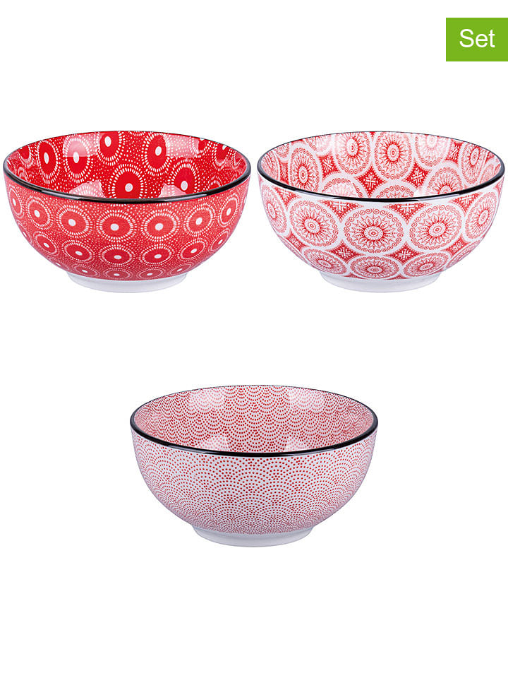 Villa d´Este Miski (6 szt.) "Confusion" w kolorze czerwonym - 680 ml rozmiar: onesize