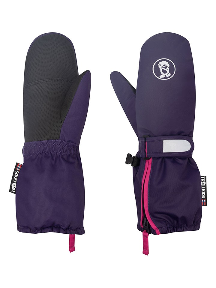 Trollkids Rękawiczki funkcyjne "Mitten XT" w kolorze fioletowym rozmiar: 3,5