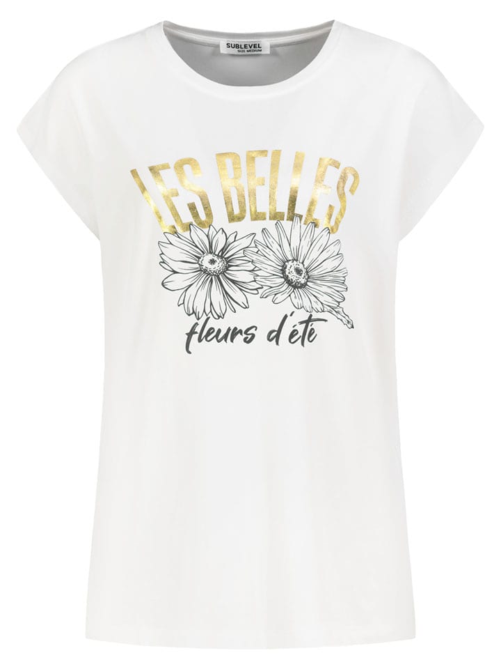 Sublevel Koszulka w kolorze białym rozmiar: S