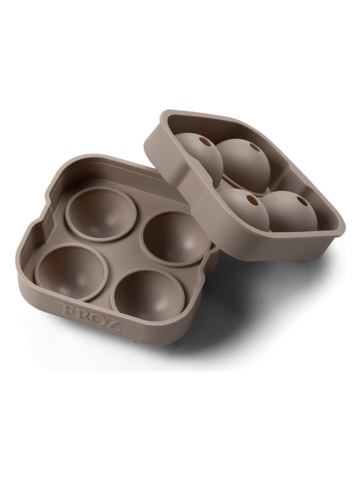 Bitz Forma w kolorze szarym do kostek lodu - 12 x 11,5 x 5 cm rozmiar: onesize