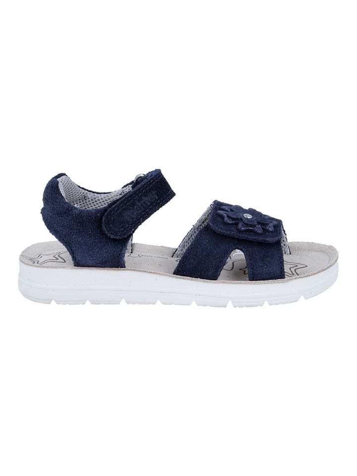 Richter Shoes Skórzane sandały "Sofia" w kolorze granatowym rozmiar: 29