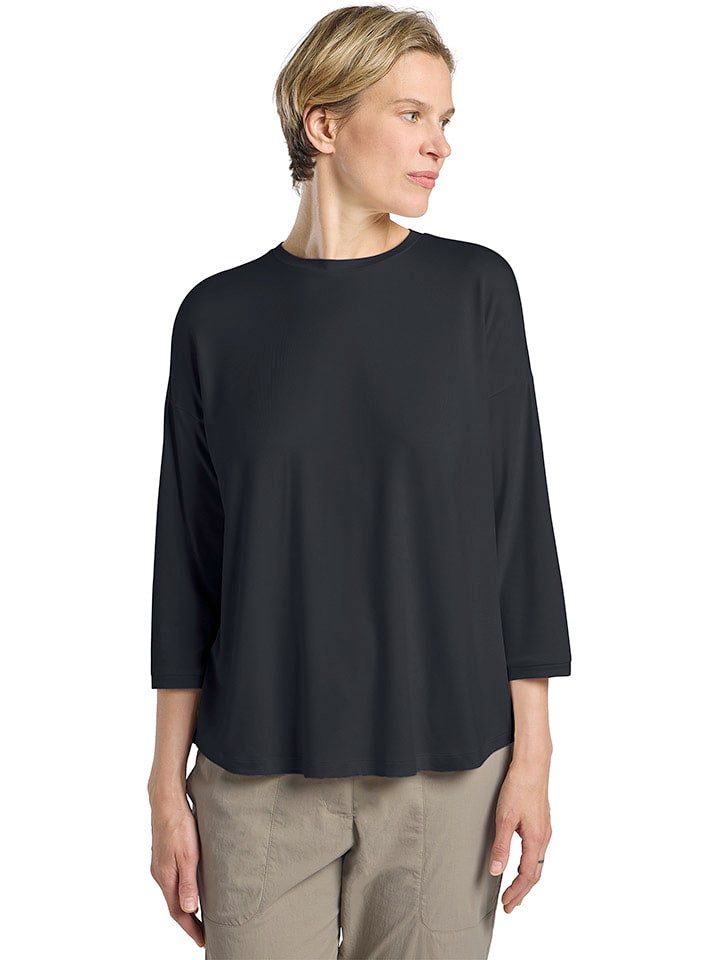 Jack Wolfskin Koszulka "Travel" w kolorze czarnym rozmiar: S