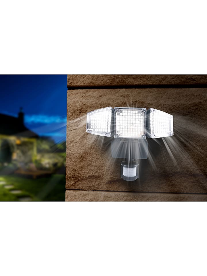 lumisky Lampa solarna LED "Blackburn" w kolorze czarnym - 31 x 23 cm rozmiar: onesize