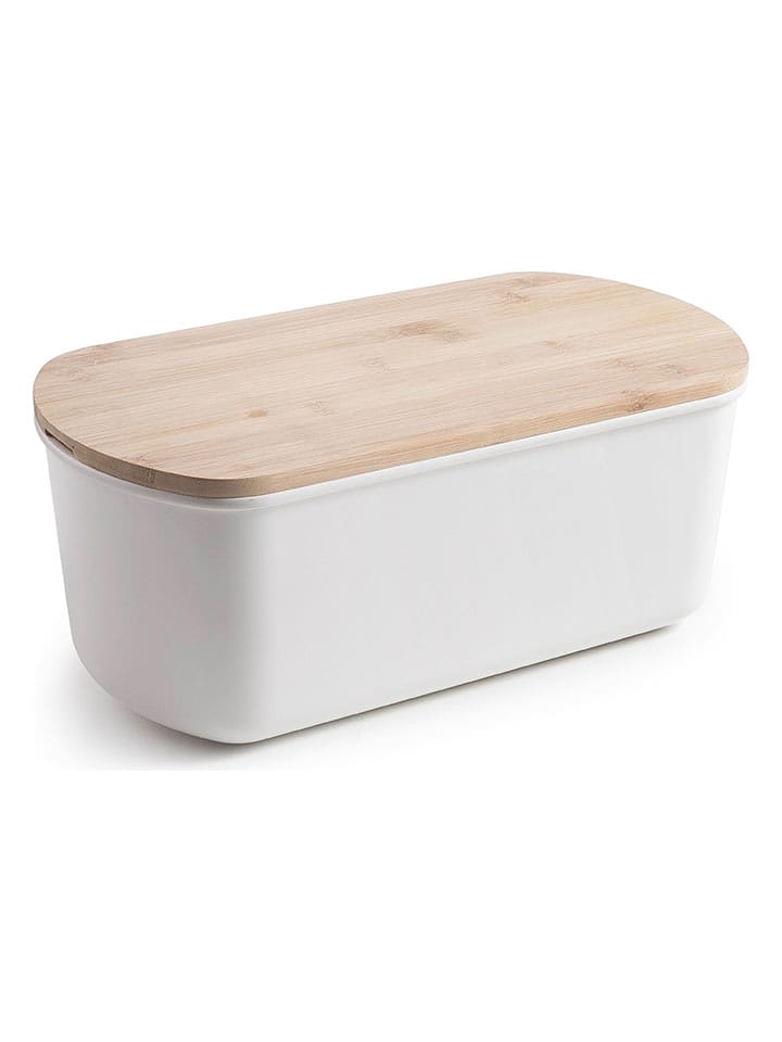 Ibili Chlebak w kolorze biało-jasnobrązowym - 34 x 13 x 18 cm rozmiar: onesize