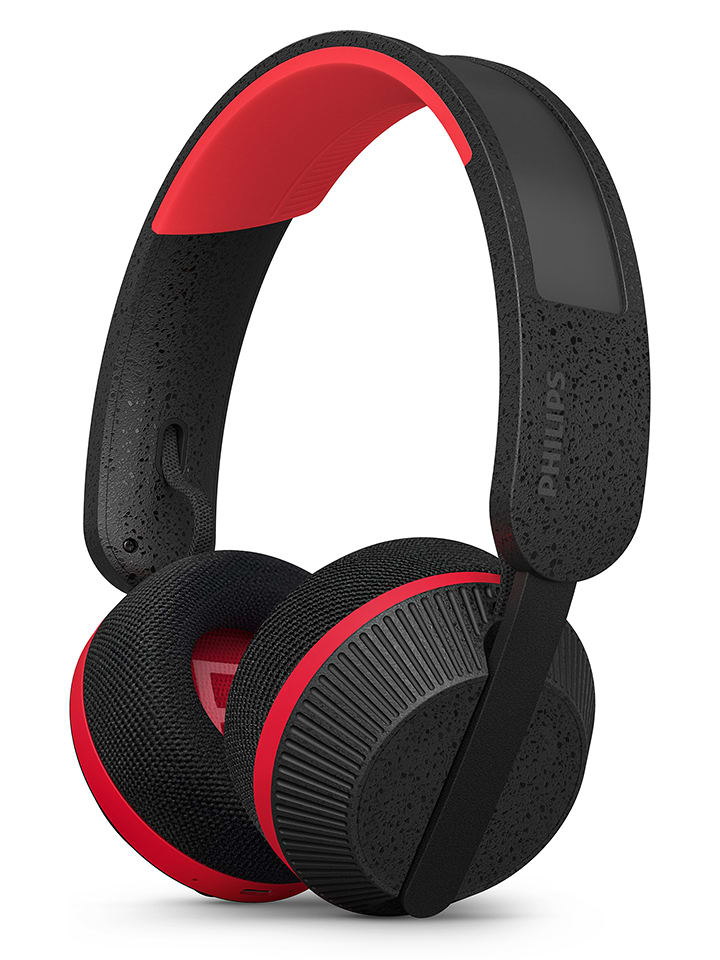 Philips Słuchawki nauszne Bluetooth "TAA6219" w kolorze czarno-czerwonym rozmiar: onesize