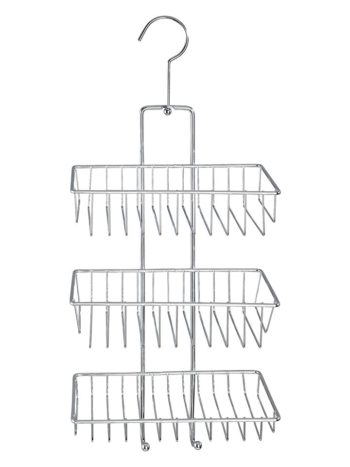 Wenko Regał prysznicowy "Nivala" w kolorze srebrnym - 22 x 50 x 13 cm rozmiar: onesize