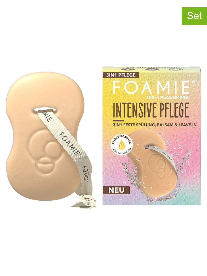 Foamie Odżywki 3w1 w kostce (4 szt.) "Mane Magic" - po 45 g rozmiar: onesize