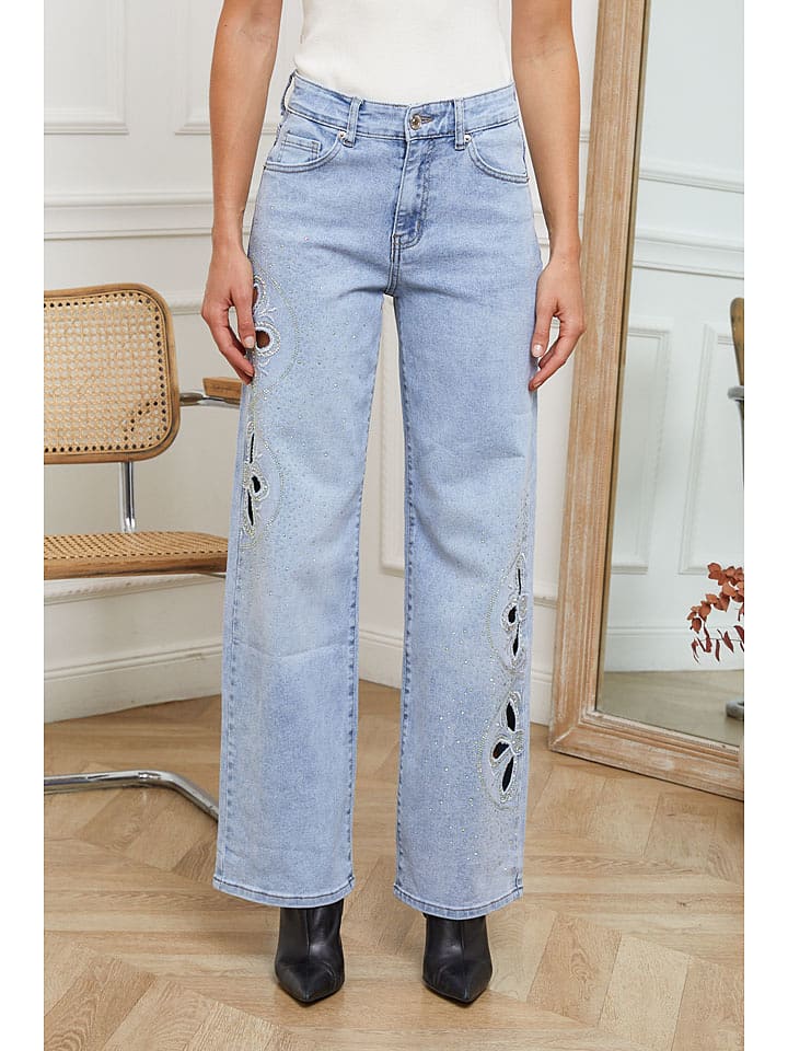 Joséfine Dżinsy "Dalia" w kolorze błękitnym rozmiar: 38