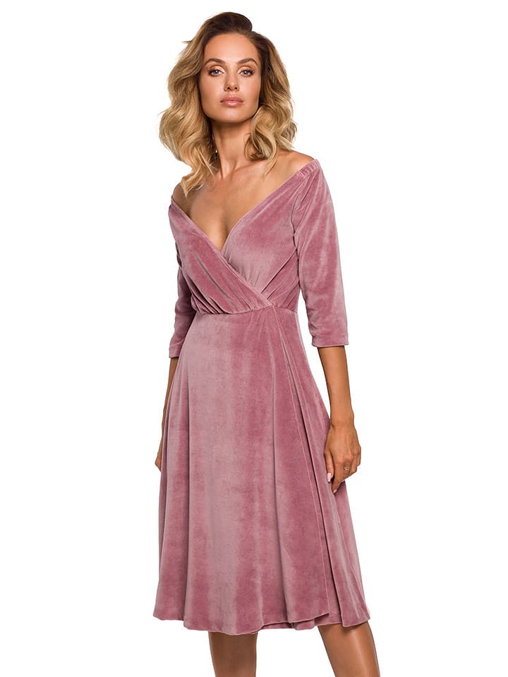 made of emotion Sukienka w kolorze różowym rozmiar: S