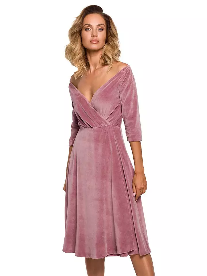 made of emotion Sukienka w kolorze różowym rozmiar: S