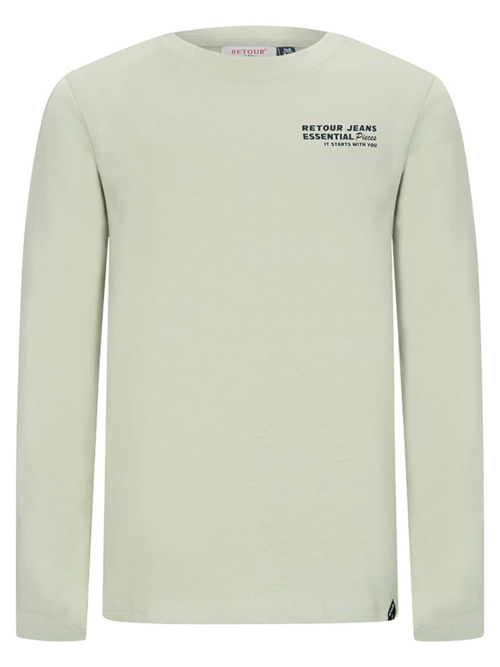 Retour Koszulka "Kjell" w kolorze zielonym rozmiar: 170/176