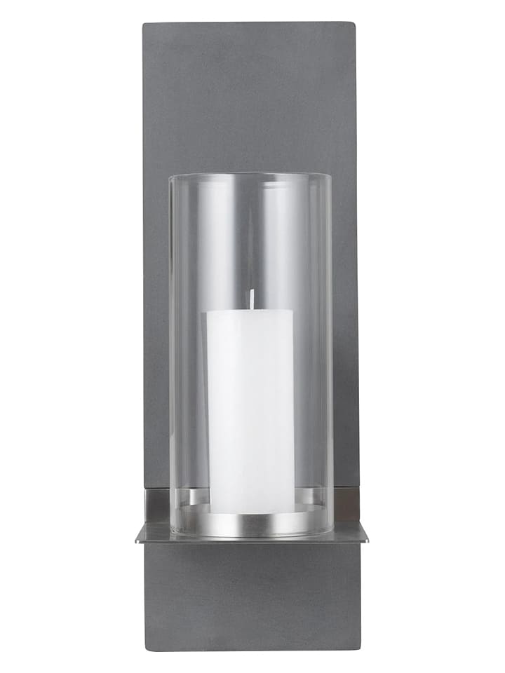 Blomus Świecznik ścienny "Finca" w kolorze antracytowym - 19 x 52 x 21 cm rozmiar: onesize