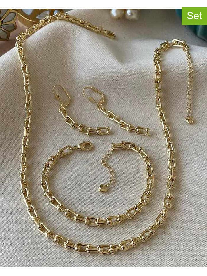 Luseera 3-częściowy zestaw biżuterii rozmiar: onesize