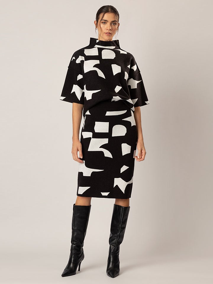 APART Spódnica w kolorze czarno-białym rozmiar: 36/38