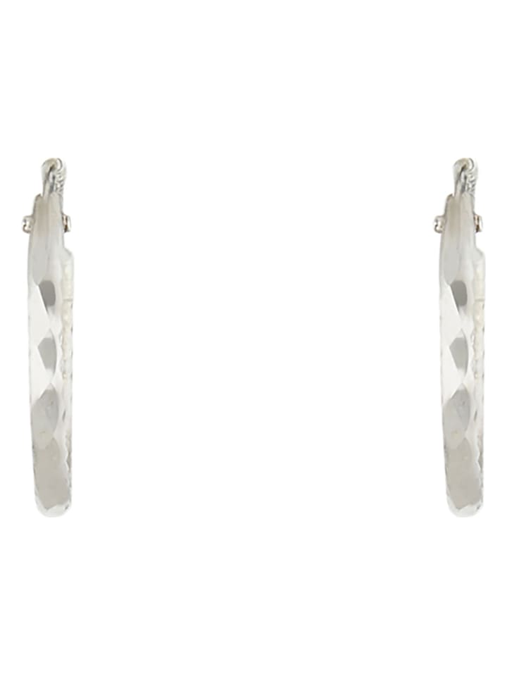 OR ÉCLAT Złote kolczyki-kreole "Créoles twistées" rozmiar: onesize