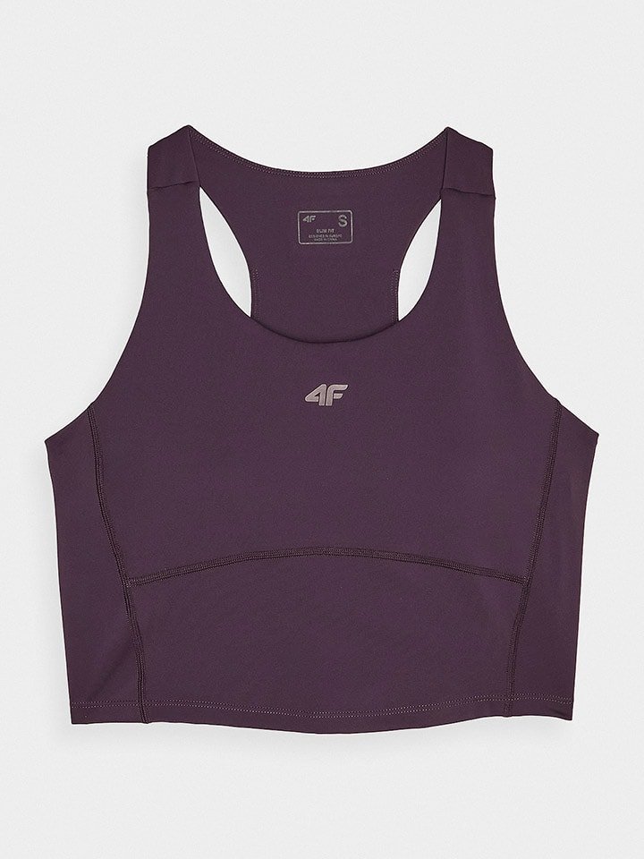 4F Top sportowy w kolorze fioletowym rozmiar: XL