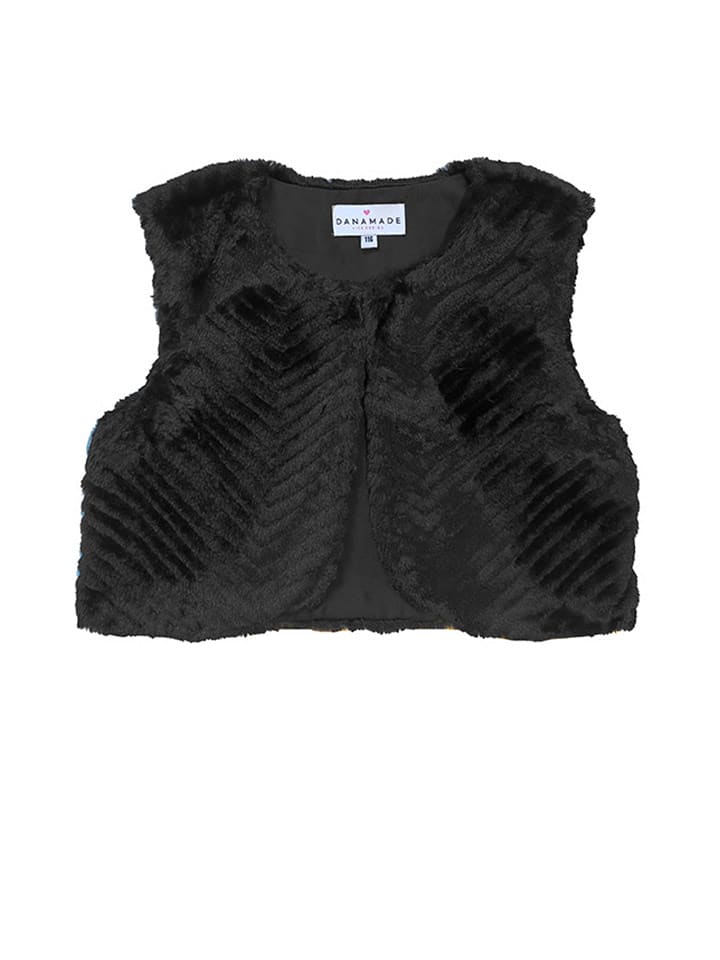 Danamade Kamizelka pluszowa "Dhasel" w kolorze czarnym rozmiar: 122