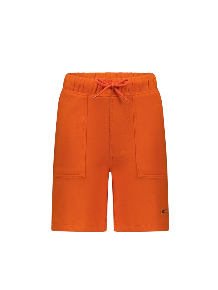 B.Nosy Szorty dresowe "Pax" w kolorze pomarańczowym rozmiar: 122/128