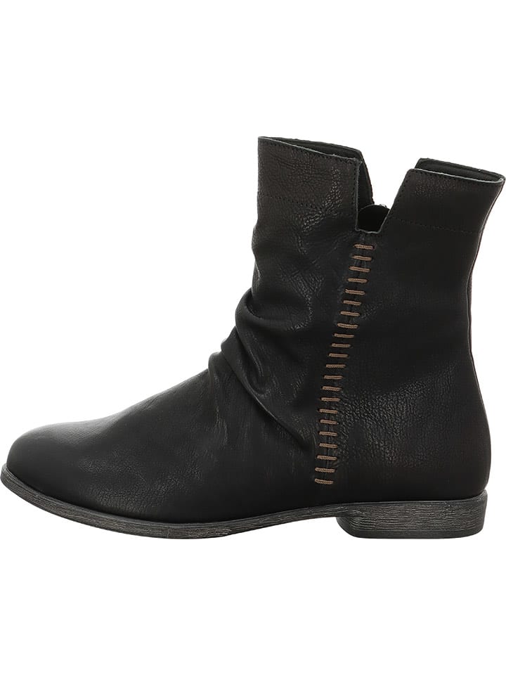 Think! Skórzane botki w kolorze czarnym rozmiar: 38