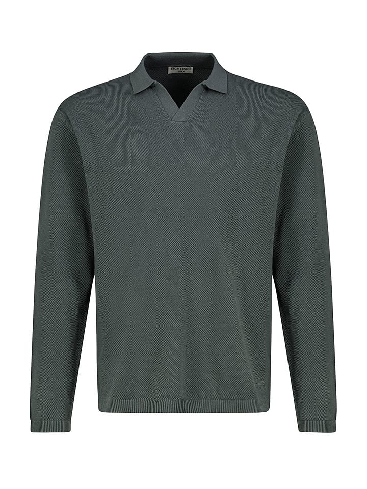Eight2Nine Koszulka polo w kolorze ciemnozielonym rozmiar: XL