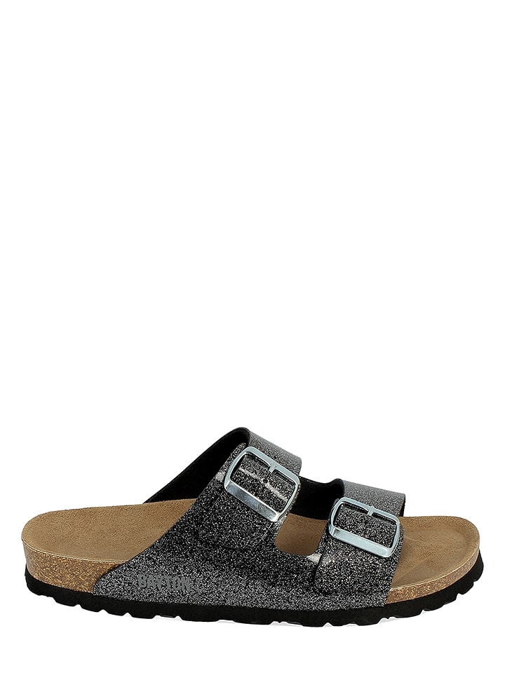 BAYTON Klapki "Atlas" w kolorze czarno-białym rozmiar: 39